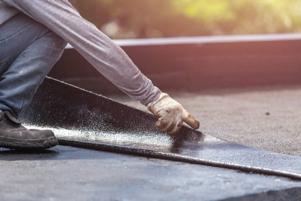 Professional Waterproofing technician working in Marion, IL